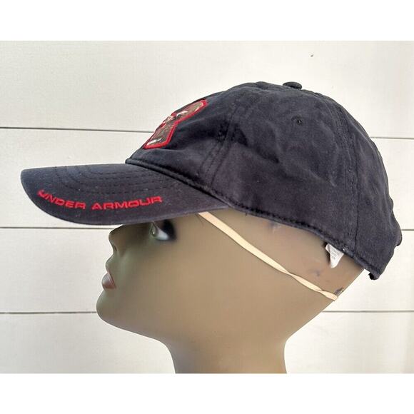 Under Armour Black/Camo Hat Cap Adjustable SnapBack - Picture 4 of 8